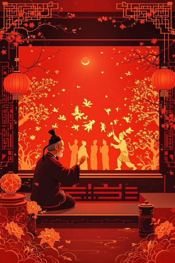 皮影传人
